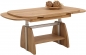 Preview: Couchtisch Colin Craft Eiche | Lift | ausziehbar + höhenverstellbar | B/T/H 107-156x67x52-71cm